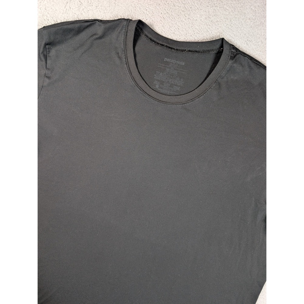Patagonia Capilene 1 Daily T-Shirt Mens XXL Black Short Sleeve Performance Tee